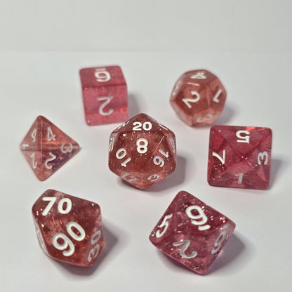 Roseglow FRP Zar Seti – DND, RPG Dice Set