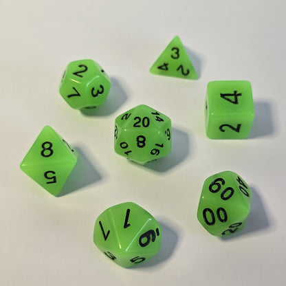 Glowmire FRP Zar Seti – DND, RPG Dice Set