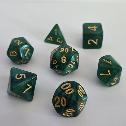 Verdant Veil FRP Zar Seti – DND, RPG Dice Set