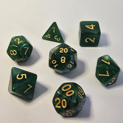 Verdant Veil FRP Zar Seti – DND, RPG Dice Set