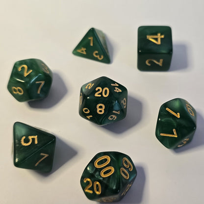 Verdant Veil FRP Zar Seti – DND, RPG Dice Set