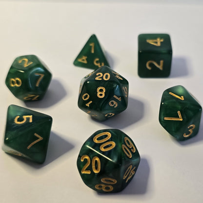 Verdant Veil FRP Zar Seti – DND, RPG Dice Set