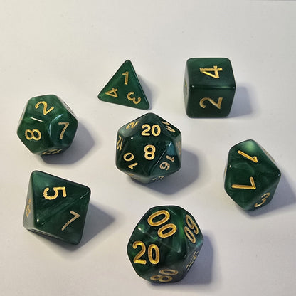 Verdant Veil FRP Zar Seti – DND, RPG Dice Set
