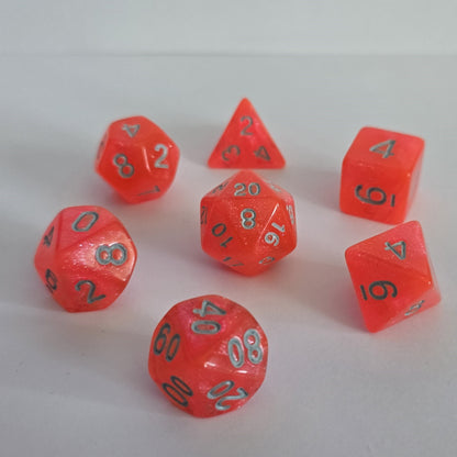 Coral Bloom FRP Zar Seti – DND, RPG Dice Set