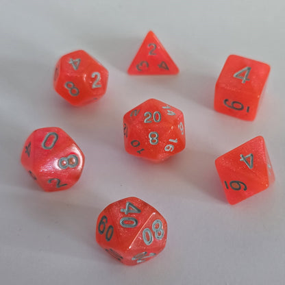 Coral Bloom FRP Zar Seti – DND, RPG Dice Set