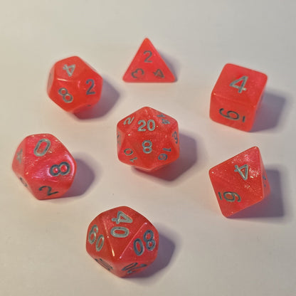 Coral Bloom FRP Zar Seti – DND, RPG Dice Set