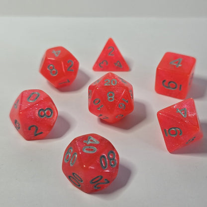 Coral Bloom FRP Zar Seti – DND, RPG Dice Set