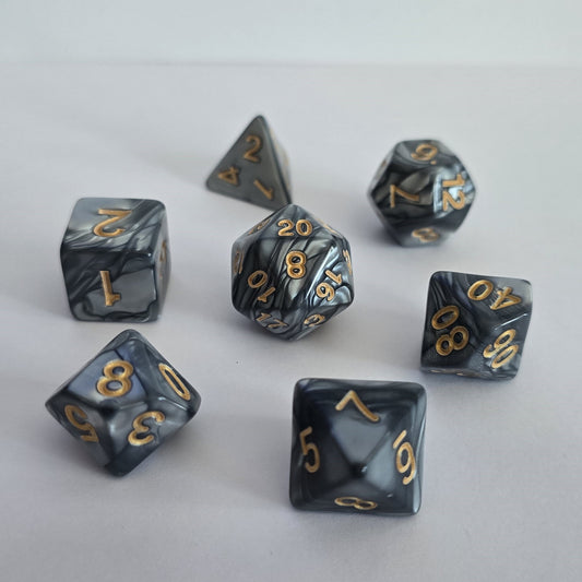 Stormsteel FRP Zar Seti – DND, RPG Dice Set