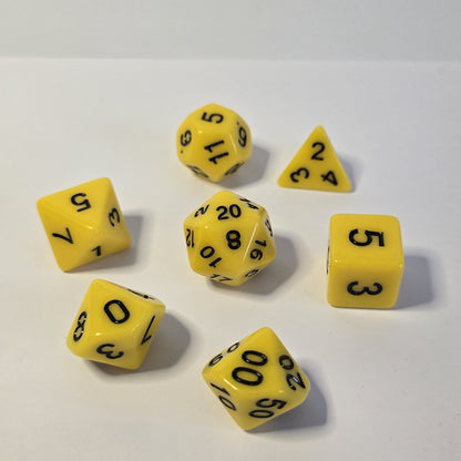 Canary FRP Zar Seti – DND, RPG Dice Set