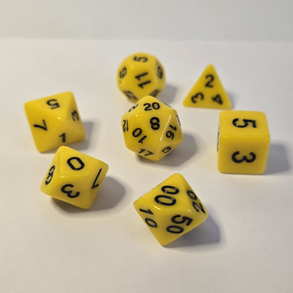 Canary FRP Zar Seti – DND, RPG Dice Set
