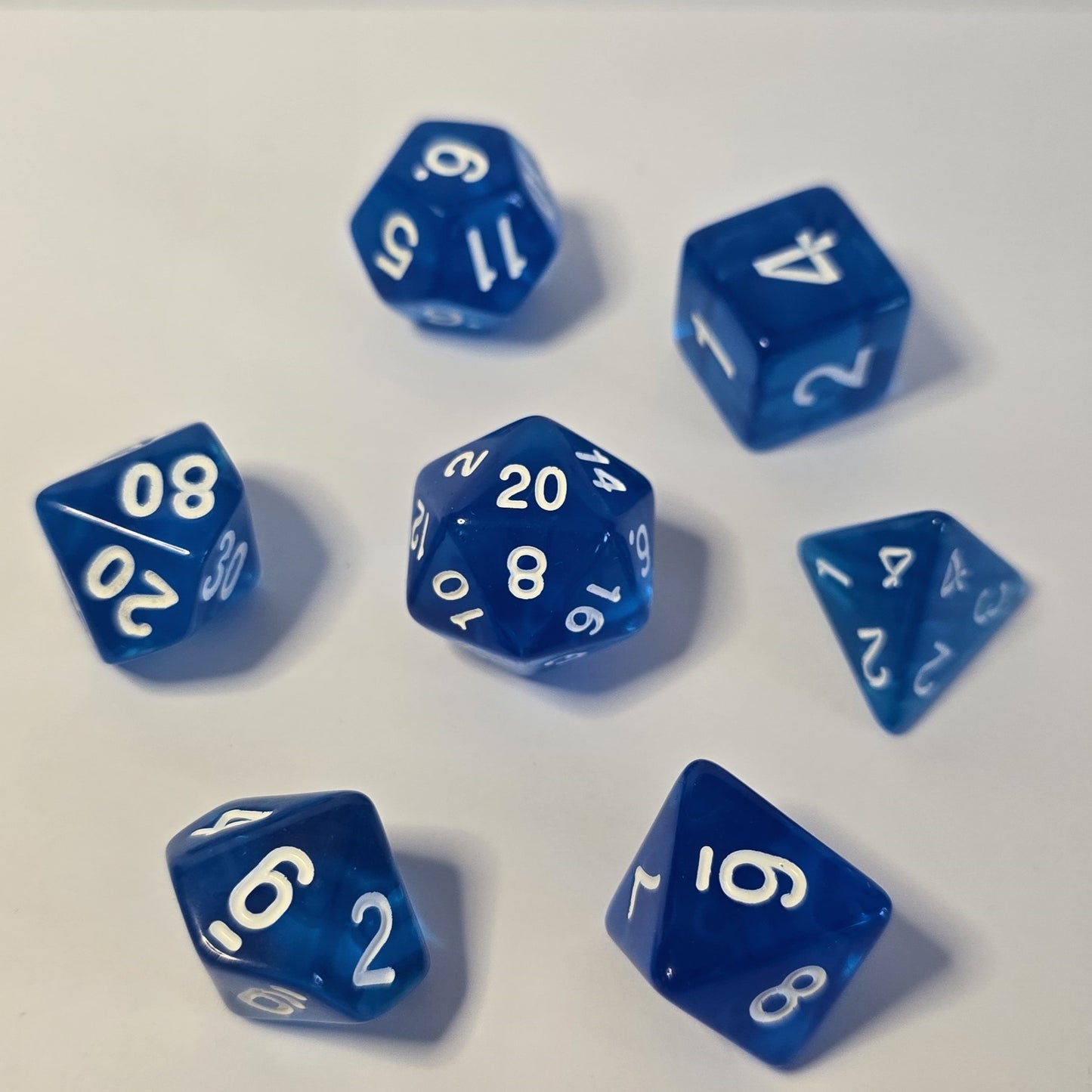 Azure Tide FRP Zar Seti – DND, RPG Dice Set