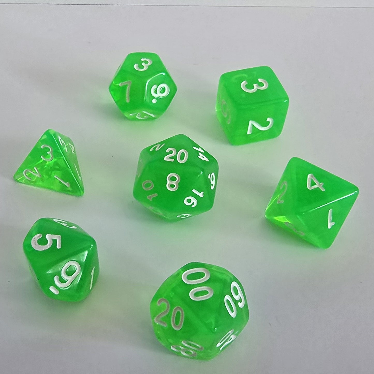 Slime FRP Zar Seti – DND, RPG Dice Set