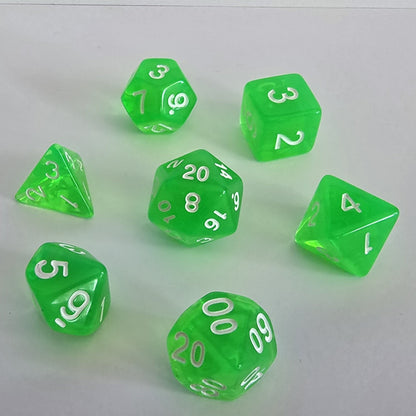 Slime FRP Zar Seti – DND, RPG Dice Set