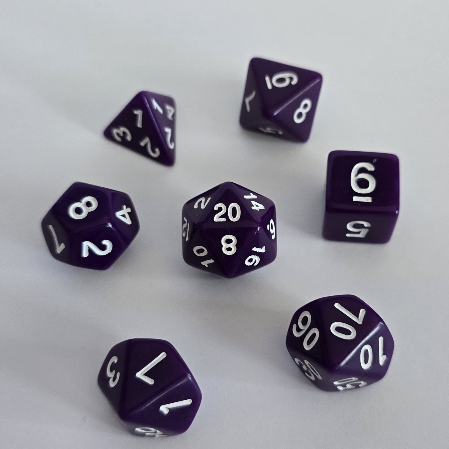 Shadow Violet FRP Zar Seti – DND, RPG Dice Set