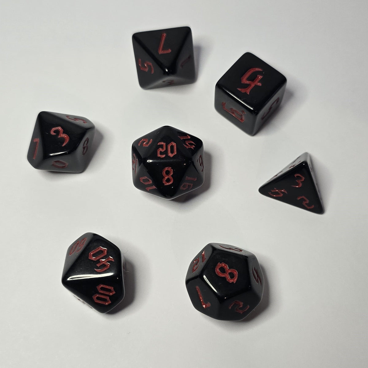 Crimson Shadow Zar Seti – DND, RPG Dice Seti