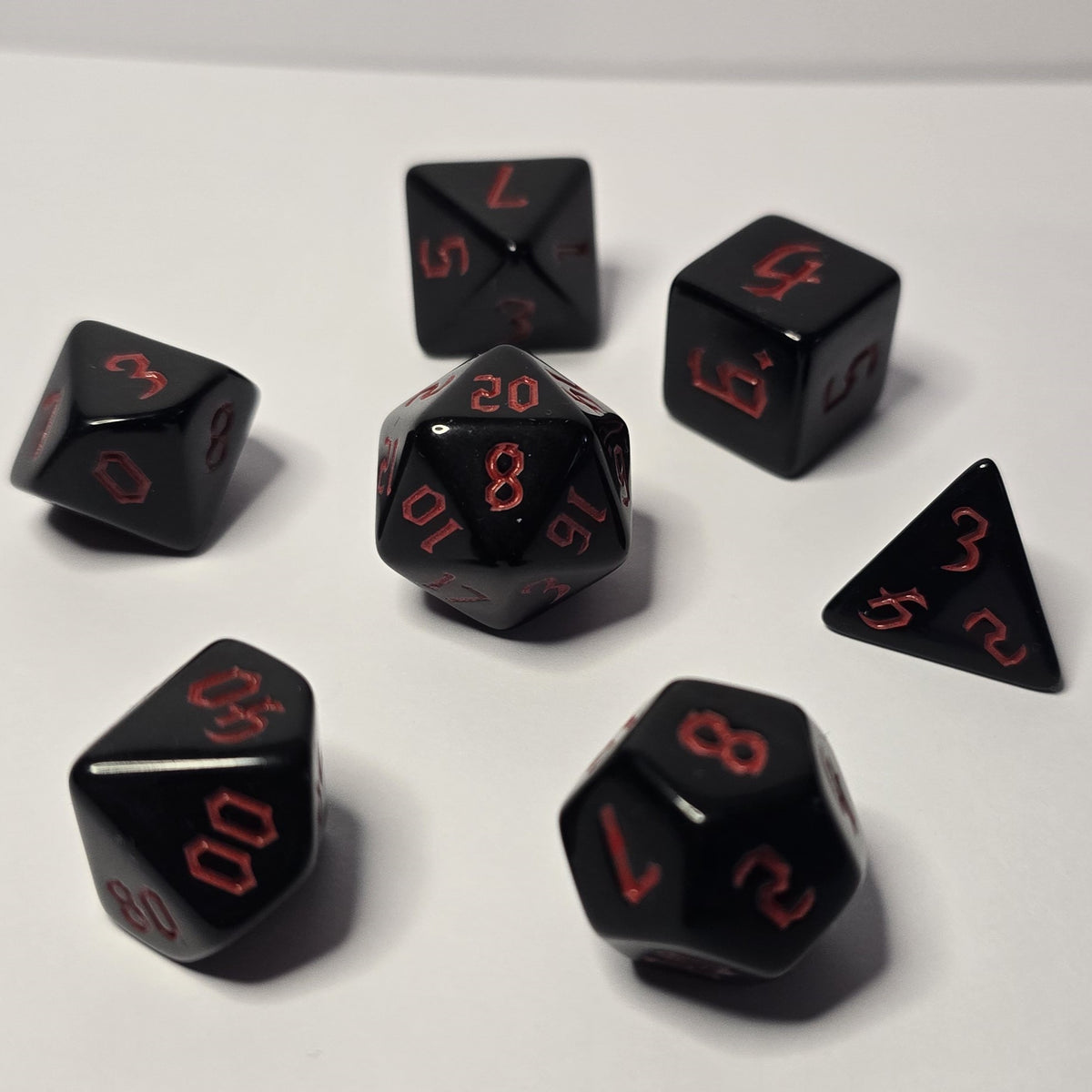 Crimson Shadow Zar Seti – DND, RPG Dice Seti
