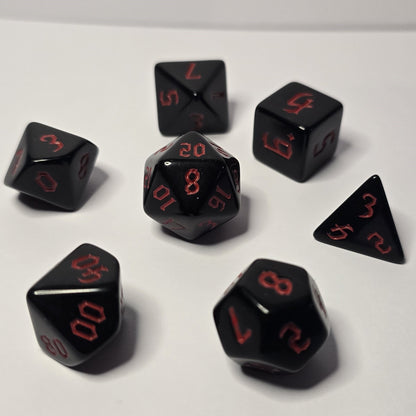 Crimson Shadow Zar Seti – DND, RPG Dice Seti