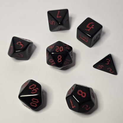 Crimson Shadow Zar Seti – DND, RPG Dice Seti