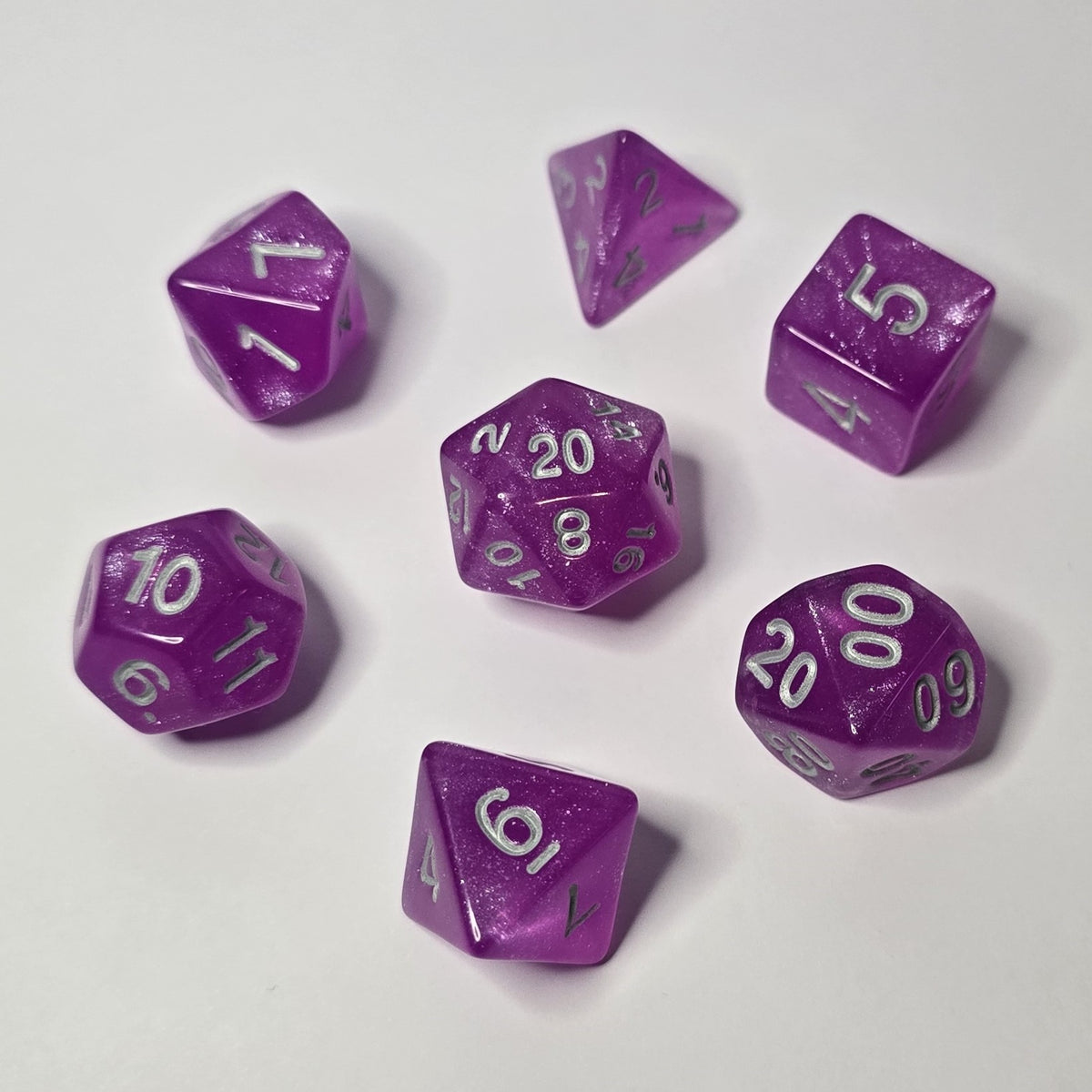 Berry Glow Zar Seti – DND, RPG Dice Seti