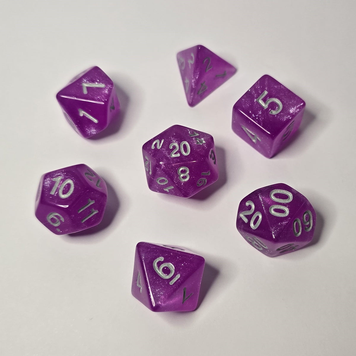 Berry Glow Zar Seti – DND, RPG Dice Seti