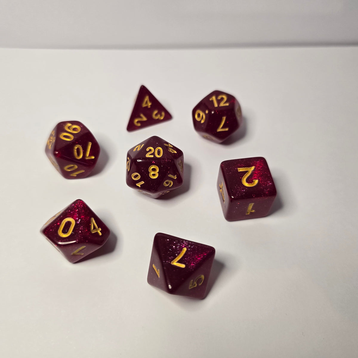 Crimson Zar Seti – DND, RPG Dice Seti