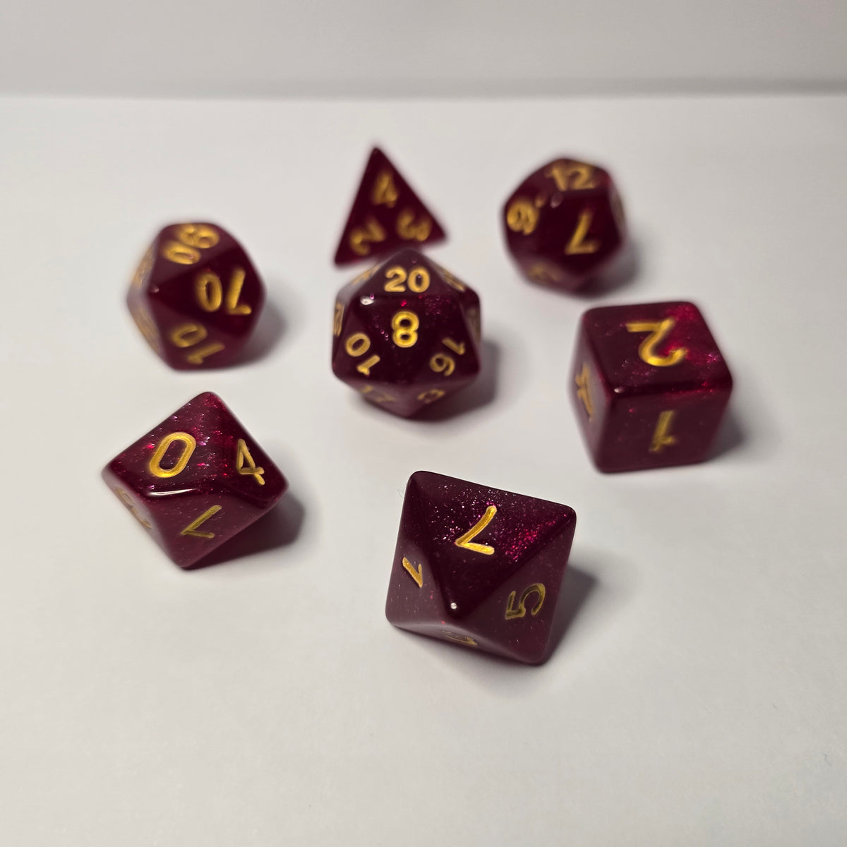Crimson Zar Seti – DND, RPG Dice Seti
