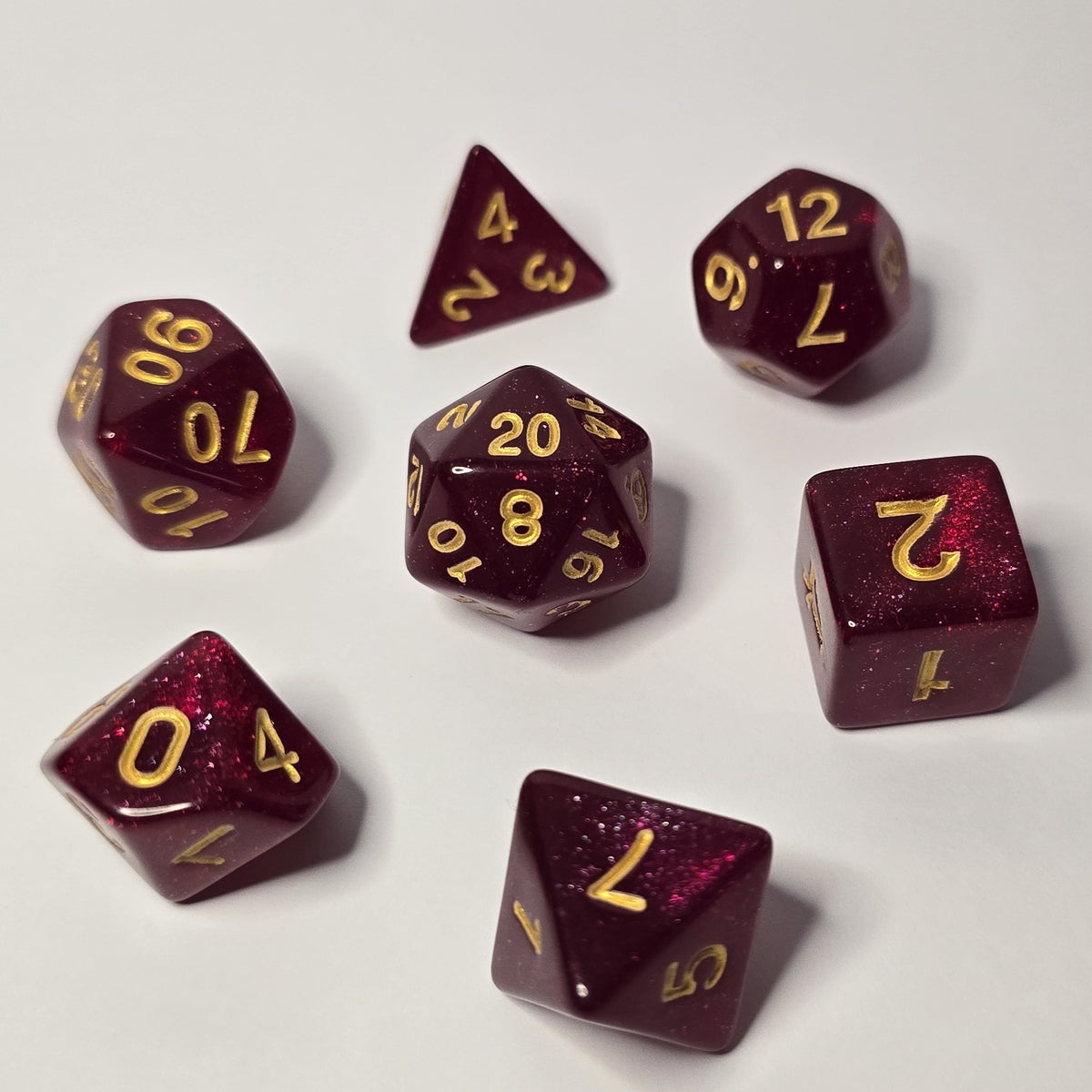 Crimson Zar Seti – DND, RPG Dice Seti