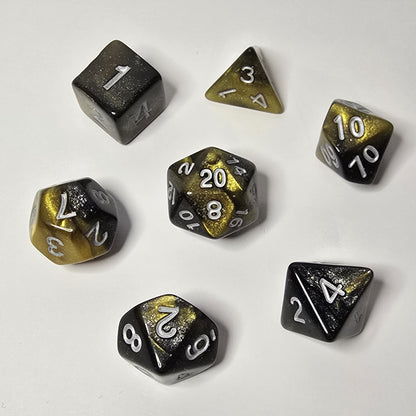 Gilded Shadow Zar Seti – DND, RPG Dice Seti