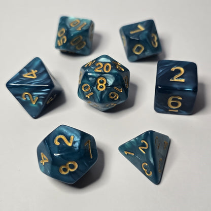 Oceanic Dream Zar Seti – DND, RPG Dice Seti