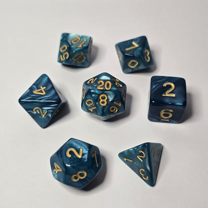 Oceanic Dream Zar Seti – DND, RPG Dice Seti