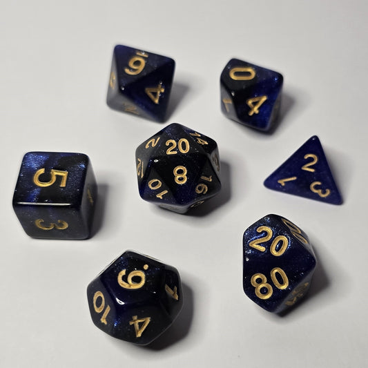Eternal Night Zar Seti – DND, RPG Dice Seti