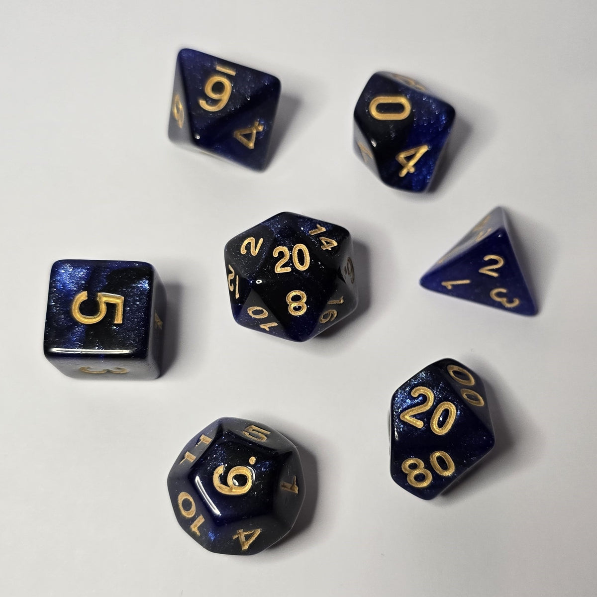 Eternal Night Zar Seti – DND, RPG Dice Seti