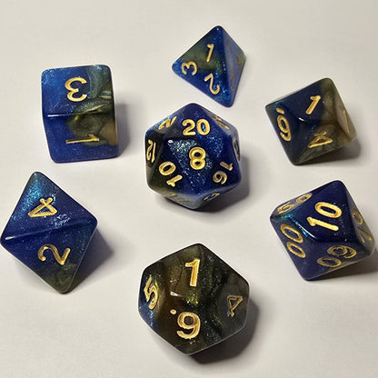 Twilight Tide Zar Seti – DND, RPG Dice Seti