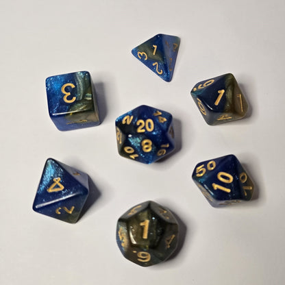 Twilight Tide Zar Seti – DND, RPG Dice Seti