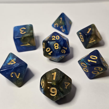 Twilight Tide Zar Seti – DND, RPG Dice Seti