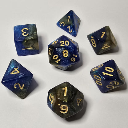 Twilight Tide Zar Seti – DND, RPG Dice Seti