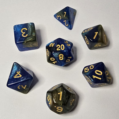 Twilight Tide Zar Seti – DND, RPG Dice Seti