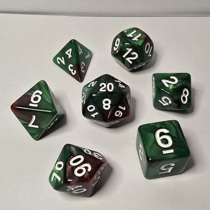 Ormanın Huzuru Zar Seti – DND, RPG Dice Seti