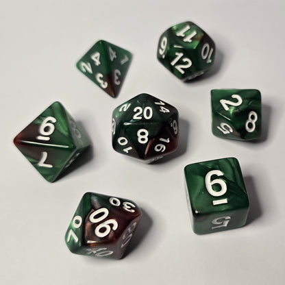 Ormanın Huzuru Zar Seti – DND, RPG Dice Seti