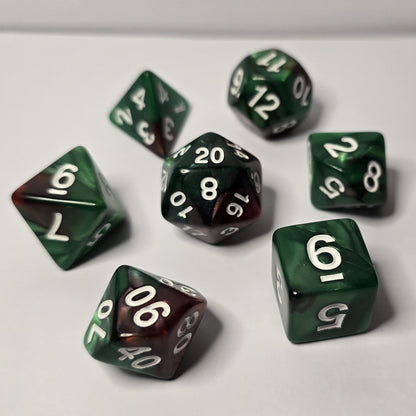 Ormanın Huzuru Zar Seti – DND, RPG Dice Seti