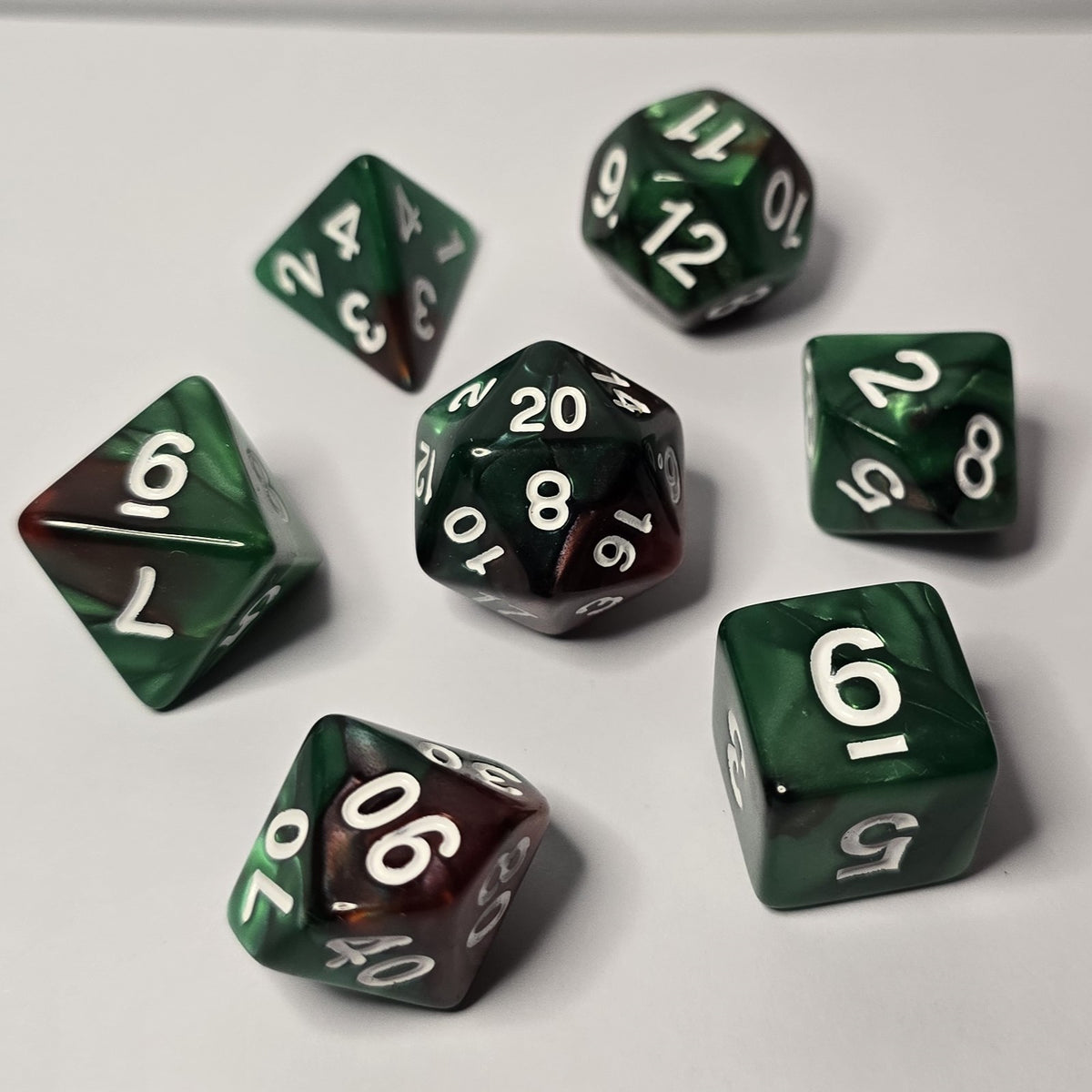 Ormanın Huzuru Zar Seti – DND, RPG Dice Seti