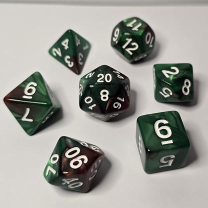 Ormanın Huzuru Zar Seti – DND, RPG Dice Seti