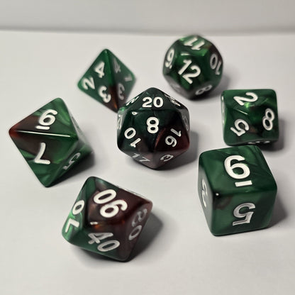Ormanın Huzuru Zar Seti – DND, RPG Dice Seti