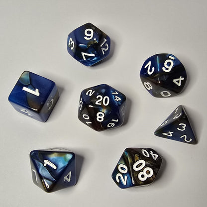 Gece Okyanusu Zar Seti – DND, RPG Dice Seti