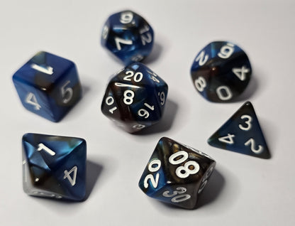 Gece Okyanusu Zar Seti – DND, RPG Dice Seti