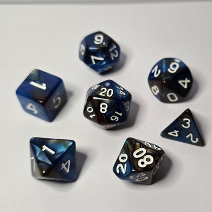 Gece Okyanusu Zar Seti – DND, RPG Dice Seti