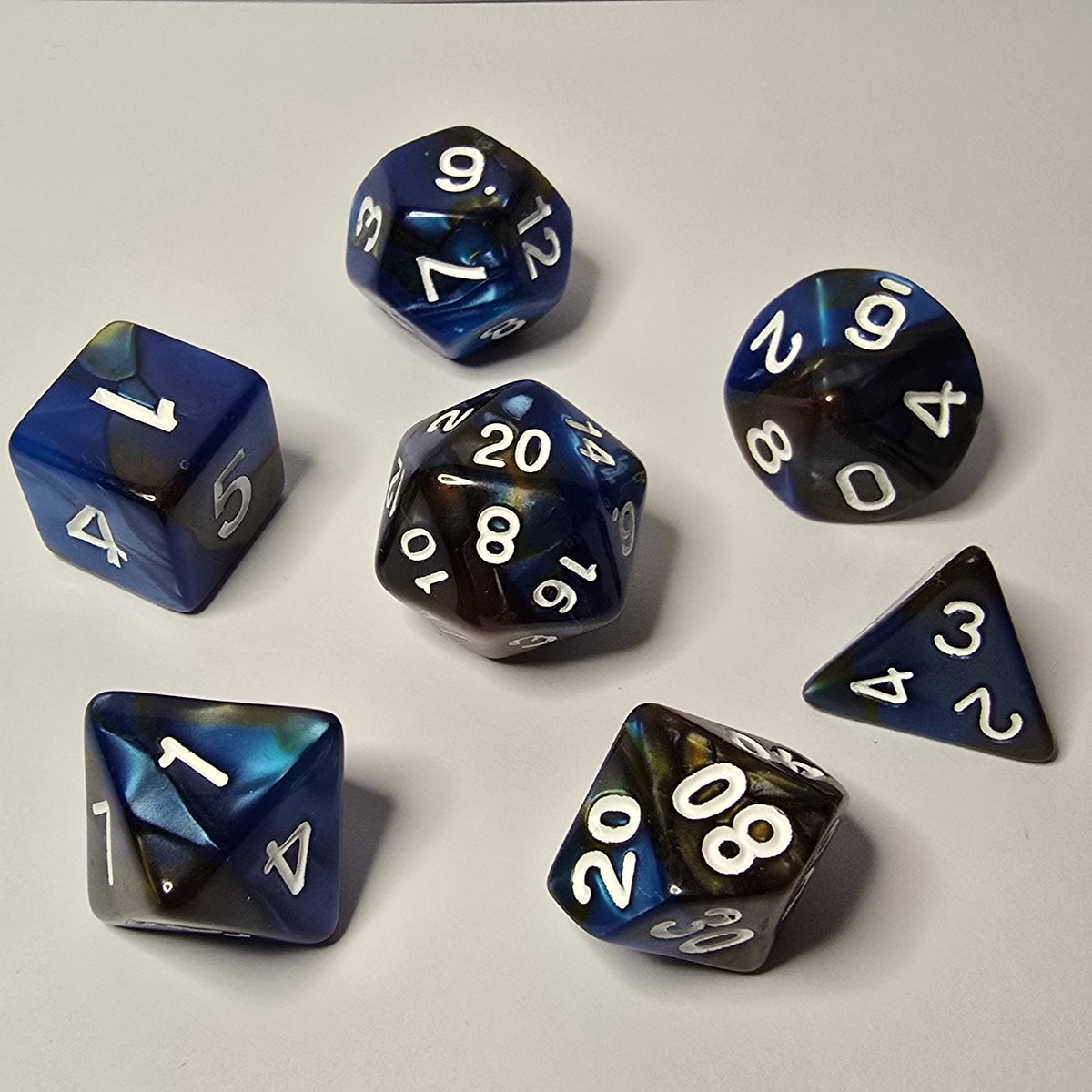 Gece Okyanusu Zar Seti – DND, RPG Dice Seti