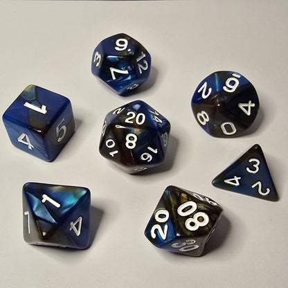 Gece Okyanusu Zar Seti – DND, RPG Dice Seti