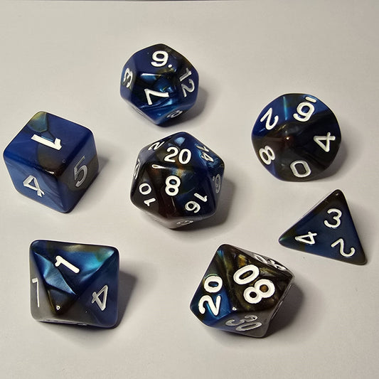 Gece Okyanusu Zar Seti – DND, RPG Dice Seti