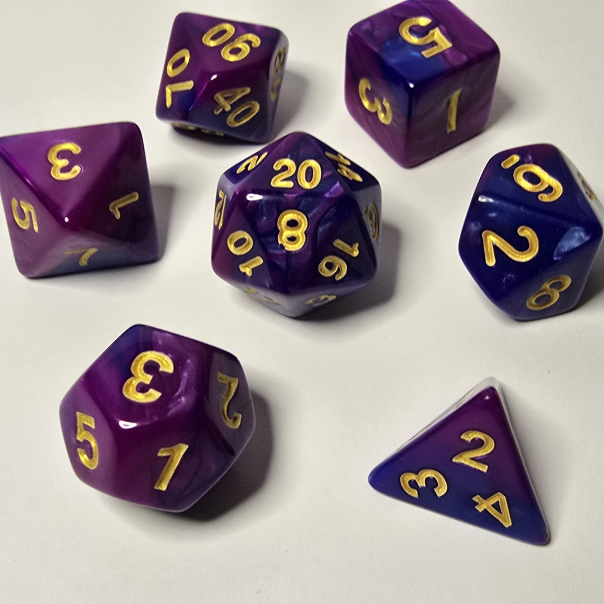 Alacakaranlık Kehaneti Zar Seti – DND, RPG Dice Seti